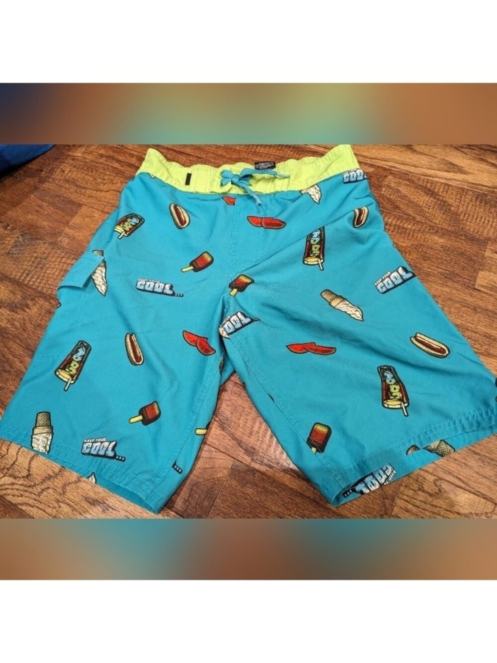 Tony hawk board shorts boys size  L youth, Youth Swim Shorts Size L 10/12